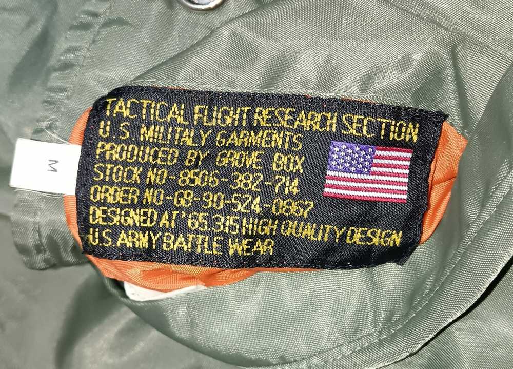 Bomber Jacket × Military × Us Air Force USAAF FLI… - image 3