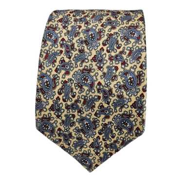 Dior CHRISTIAN DIOR Paisley Silk Tie USA 57"/ 3.6… - image 1