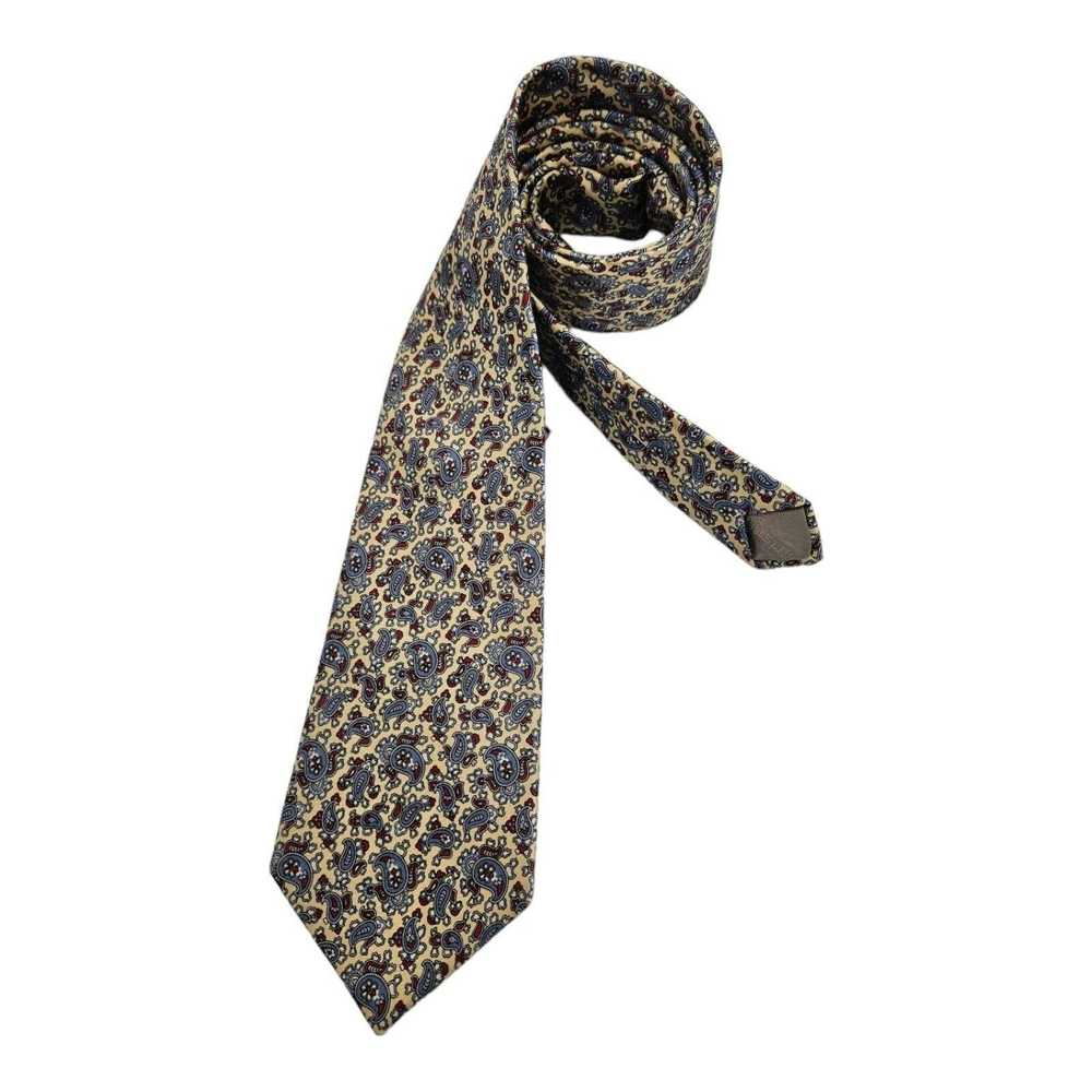 Dior CHRISTIAN DIOR Paisley Silk Tie USA 57"/ 3.6… - image 3