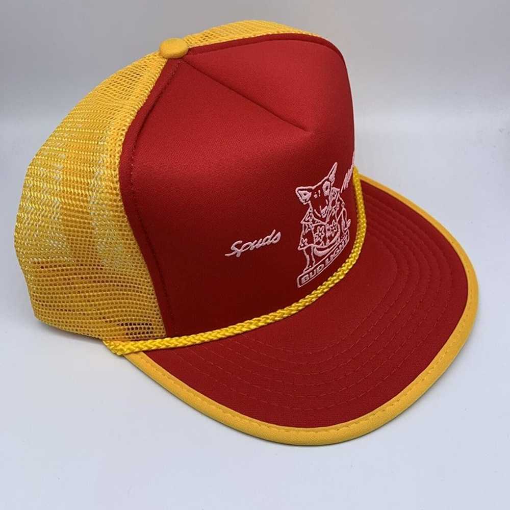 Vintage Spuds Mackenzie Bud Light Logo Hat Snapba… - image 3