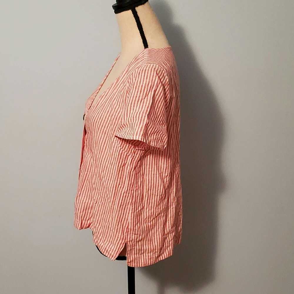 BP BP. Cute Lightweight Candy Striper Button-Down… - image 2