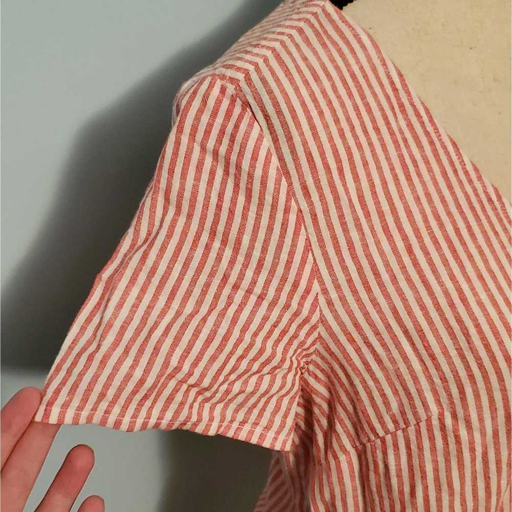 BP BP. Cute Lightweight Candy Striper Button-Down… - image 5