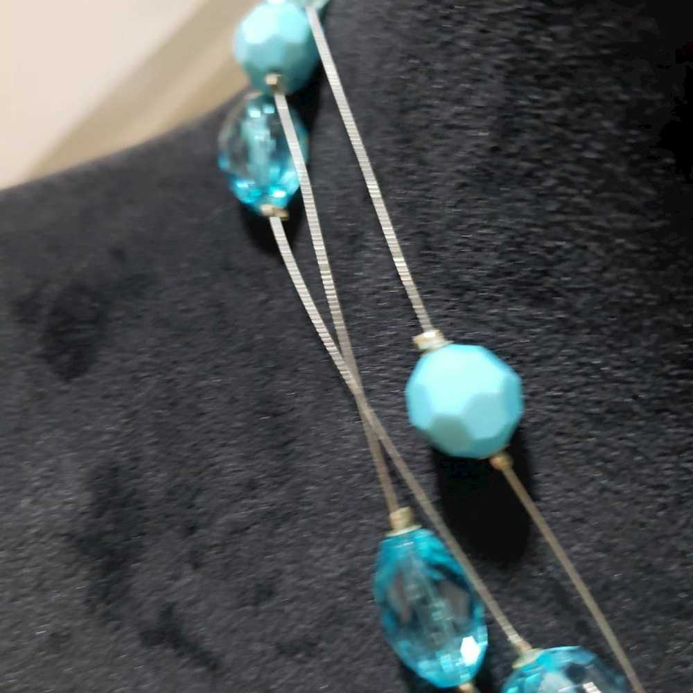 Other Women Fashion Blue Turquoise Beaded & Heart… - image 5