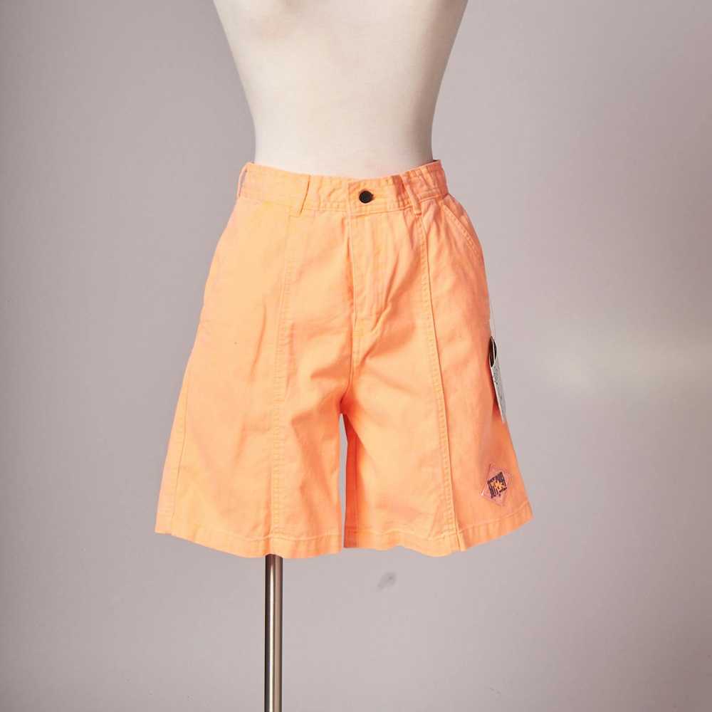 Gotcha 1980s Deadstock Gotcha Neon Orange Shorts - image 1