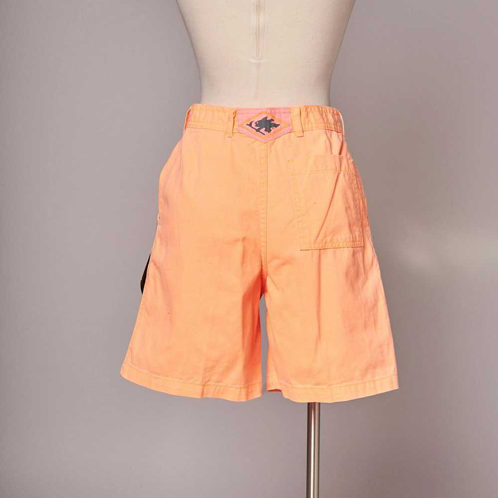 Gotcha 1980s Deadstock Gotcha Neon Orange Shorts - image 3