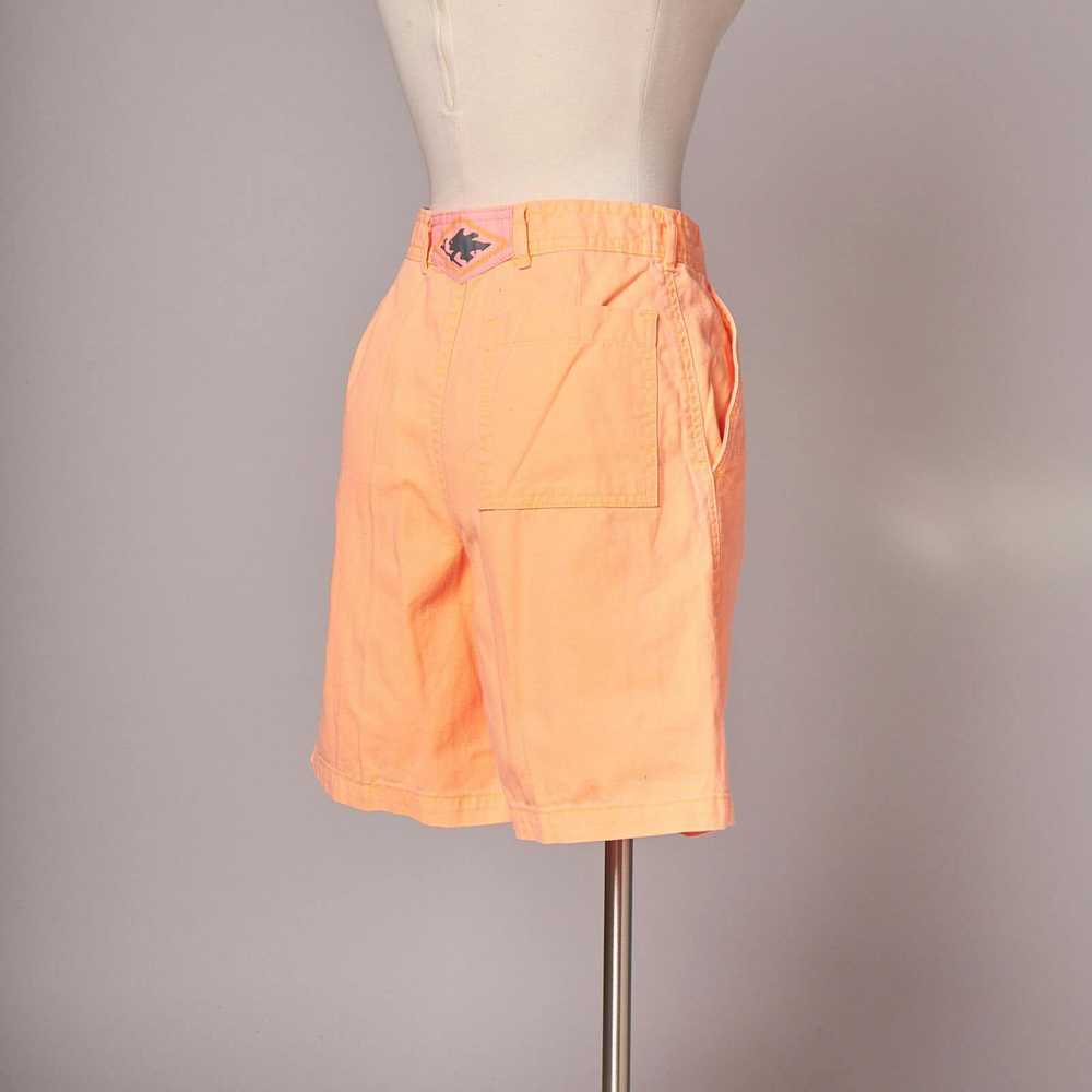 Gotcha 1980s Deadstock Gotcha Neon Orange Shorts - image 4