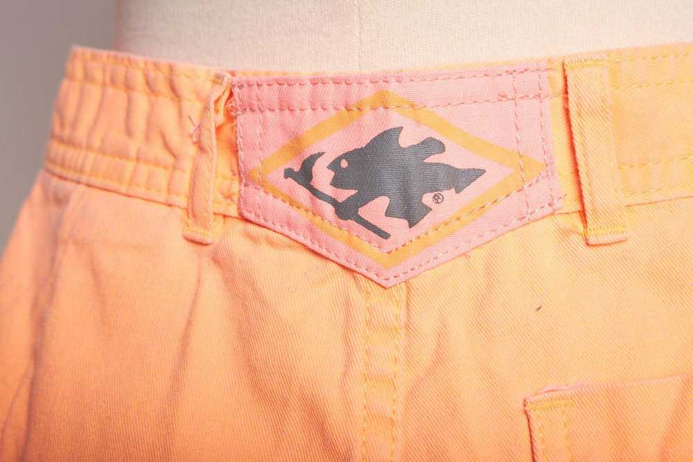 Gotcha 1980s Deadstock Gotcha Neon Orange Shorts - image 5