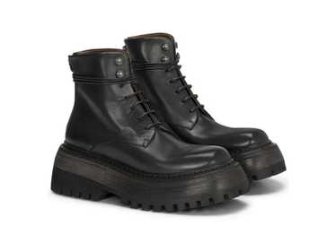 Marsèll 40mm platform leather boots - Green