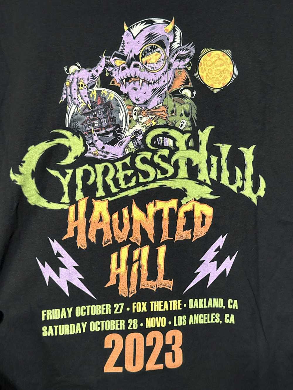 Band Tees × Rap Tees Cypress Hill 2023 Haunted Hi… - image 4