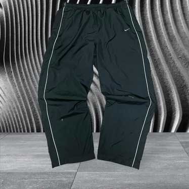 Vtg Nike Team Clima-Fit Track Pants Y2K Size XL Straight Leg Ankle & Pocket  Zip
