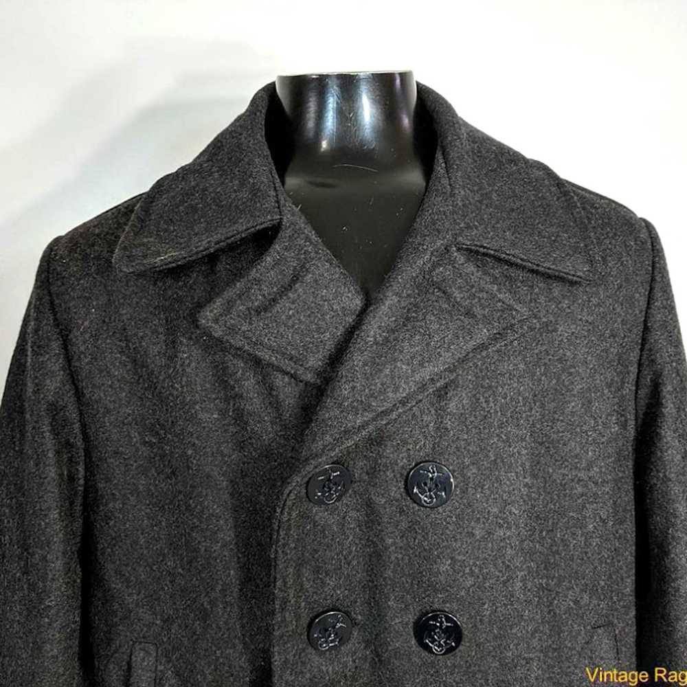 Old Navy OLD NAVY Wool Blend Jacket Coat Peacoat … - image 2