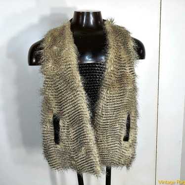 Element GRACE ELEMENTS Faux Fur VEST Womens Size S