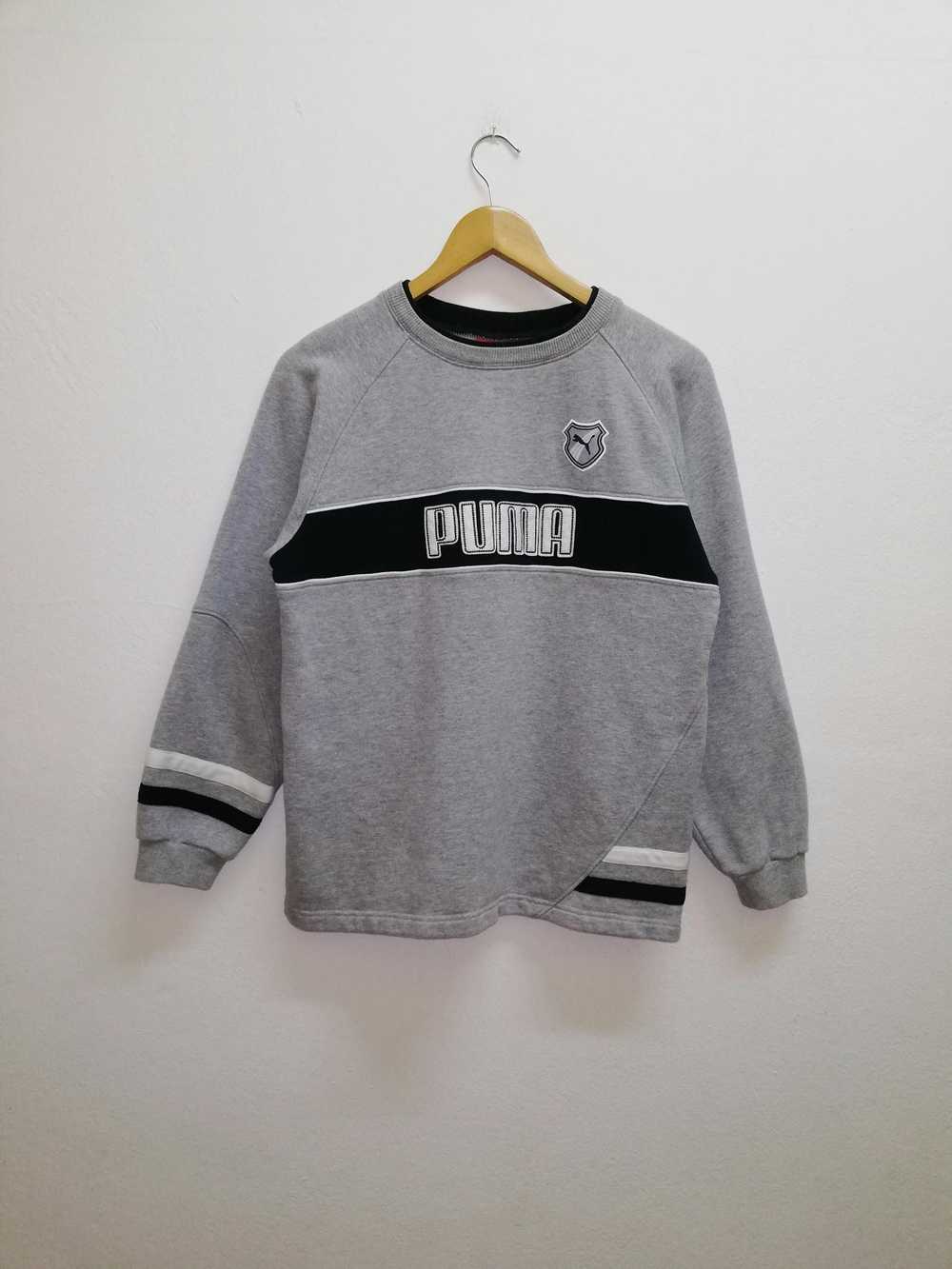 Puma × Vintage PUMA Sweatshirts Big Logo Embroide… - image 1