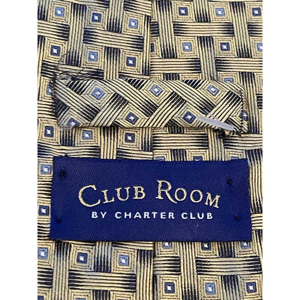Club Room Club Room Gold Blue 100% Imported Men’s… - image 8