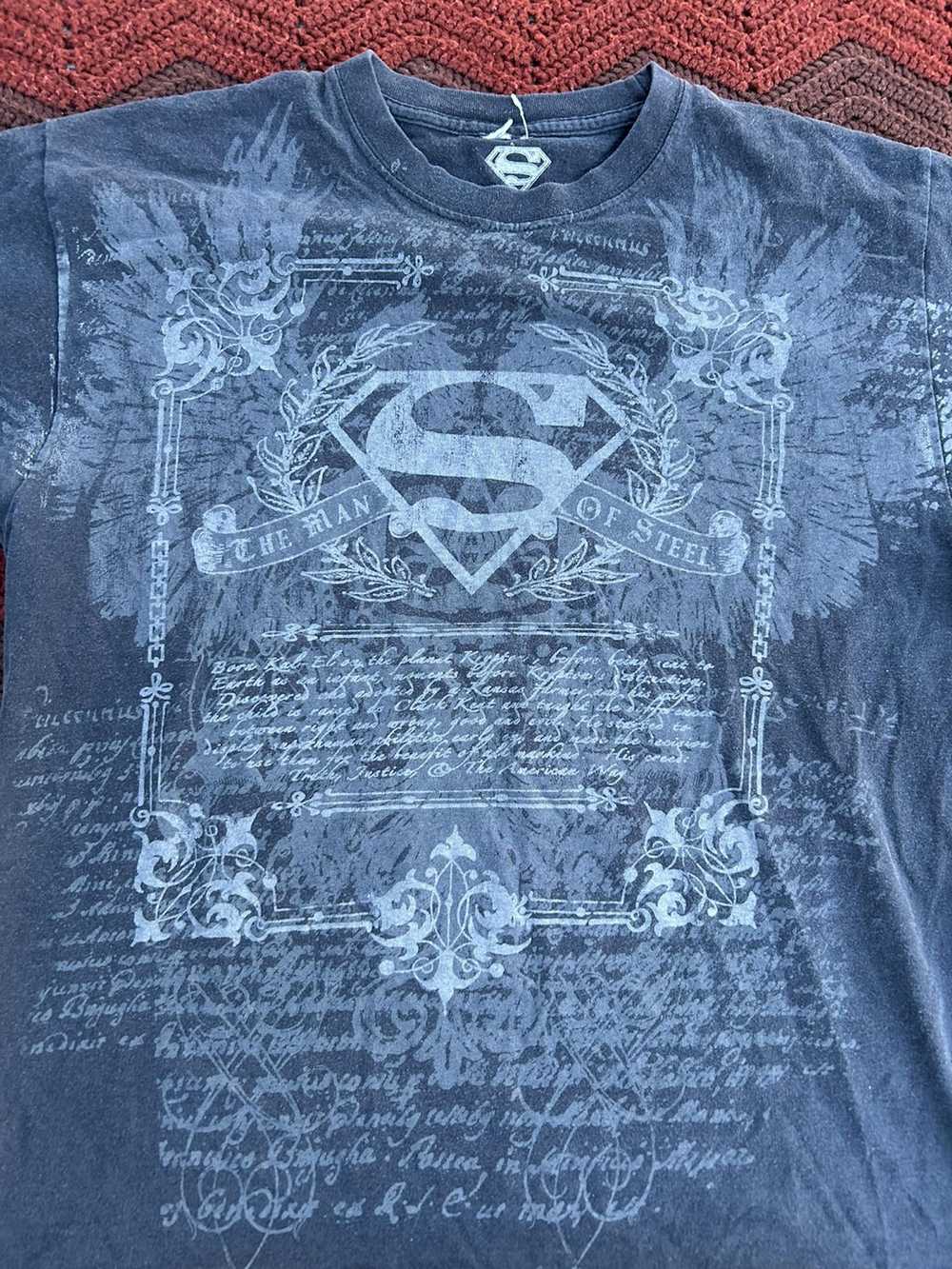 Affliction Y2K Superman affliction style shirt - image 2