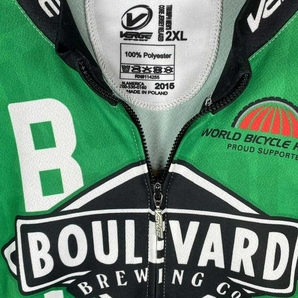Other (M) Boulevard Brewing Company Zip Cycling S… - image 2