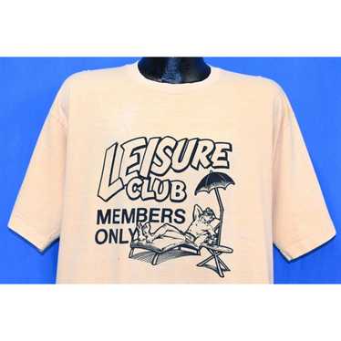 Crazy Shirts vintage 80s LEISURE CLUB MEMBERS ONL… - image 1