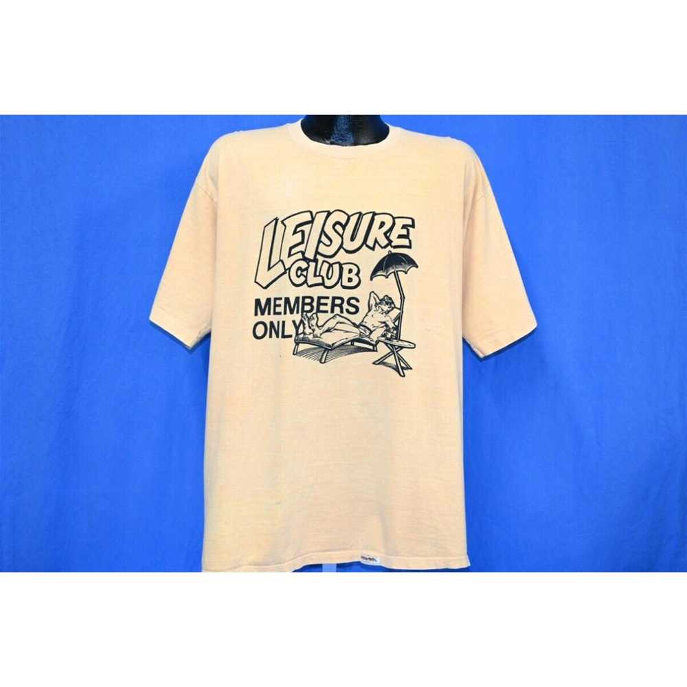Crazy Shirts vintage 80s LEISURE CLUB MEMBERS ONL… - image 2