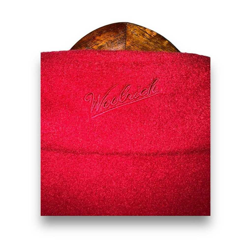 Columbia Woolrich Ruby Red Full-Zip Fleece Vest S… - image 10