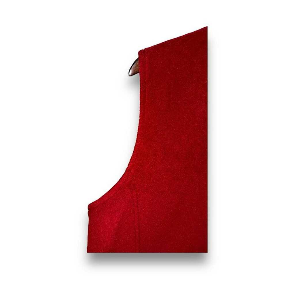 Columbia Woolrich Ruby Red Full-Zip Fleece Vest S… - image 4