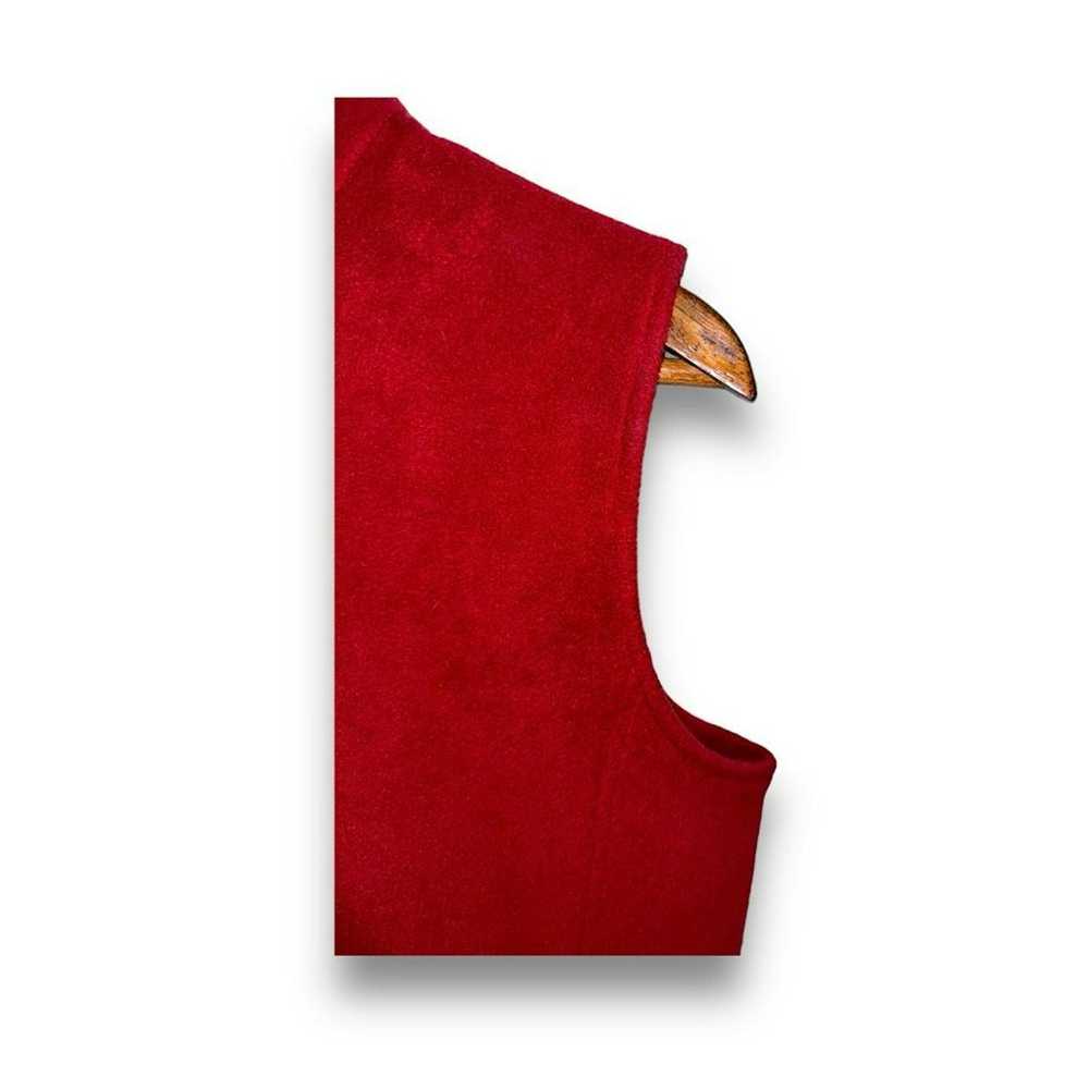 Columbia Woolrich Ruby Red Full-Zip Fleece Vest S… - image 5