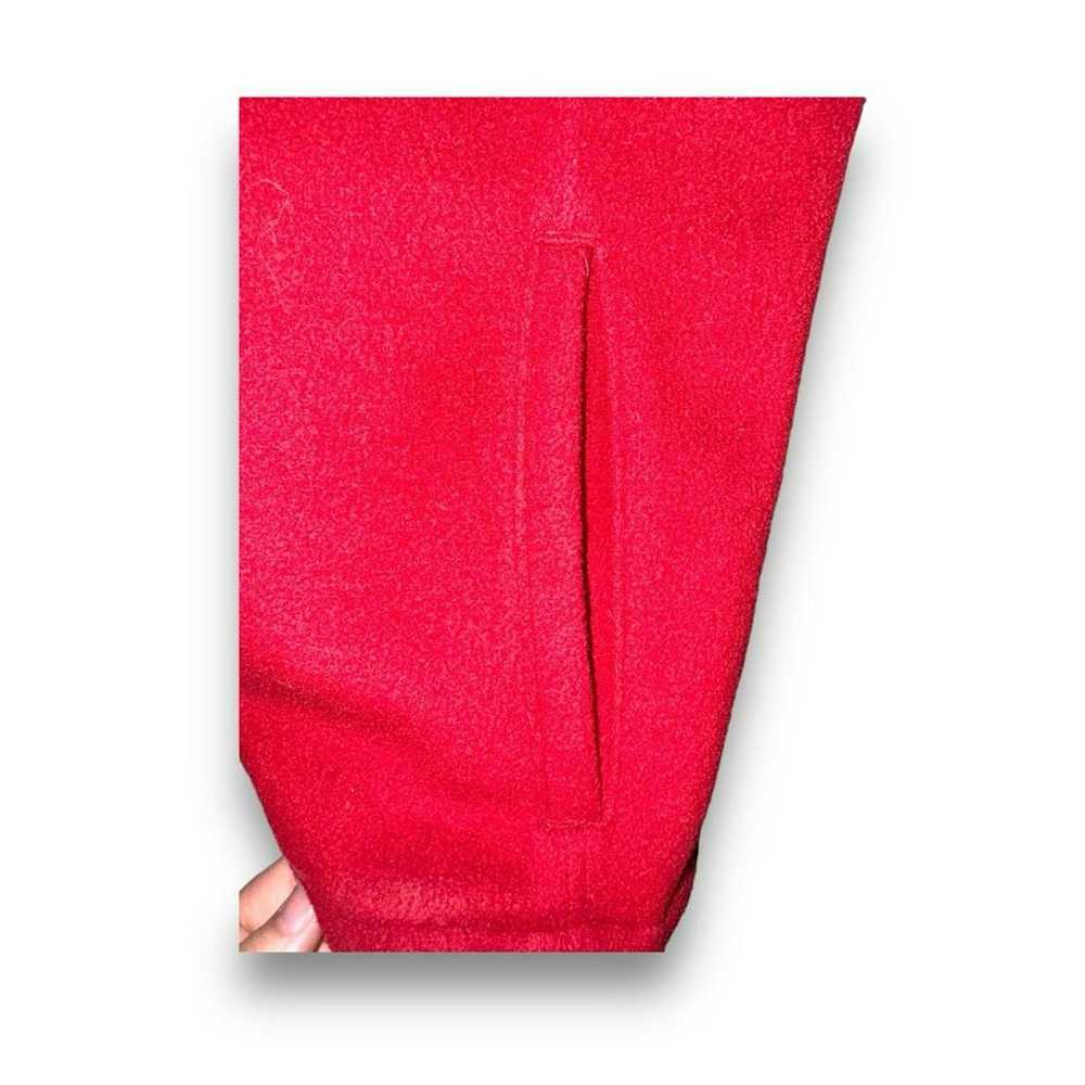 Columbia Woolrich Ruby Red Full-Zip Fleece Vest S… - image 6
