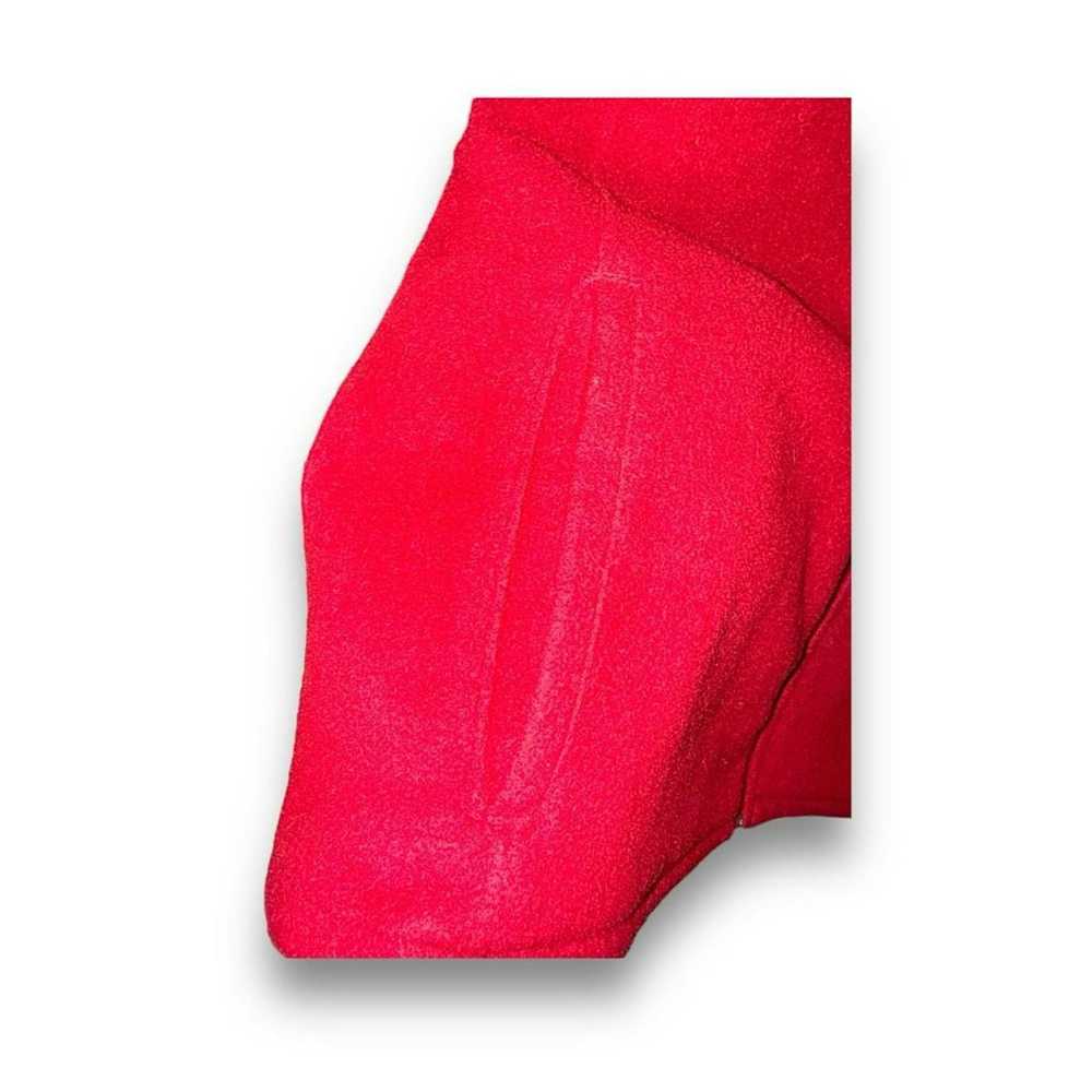 Columbia Woolrich Ruby Red Full-Zip Fleece Vest S… - image 8