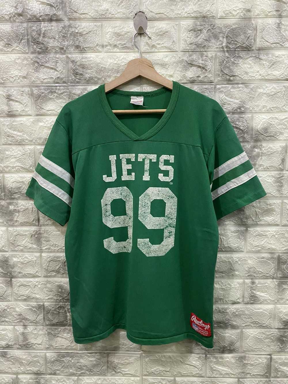 NFL × Very Rare × Vintage Vintage Jets 99 x NFL T… - image 1
