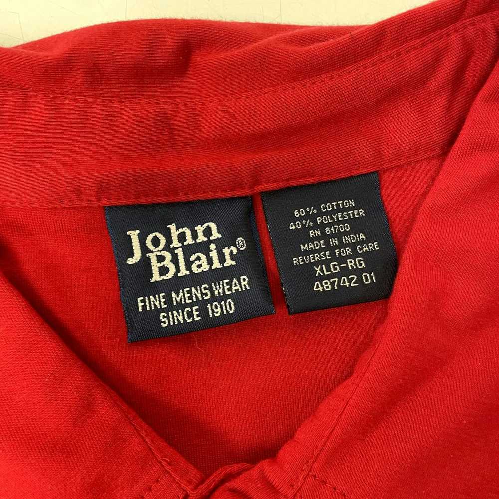 John Blair 80's John Blair ROCKABILLY Red Embroid… - image 6