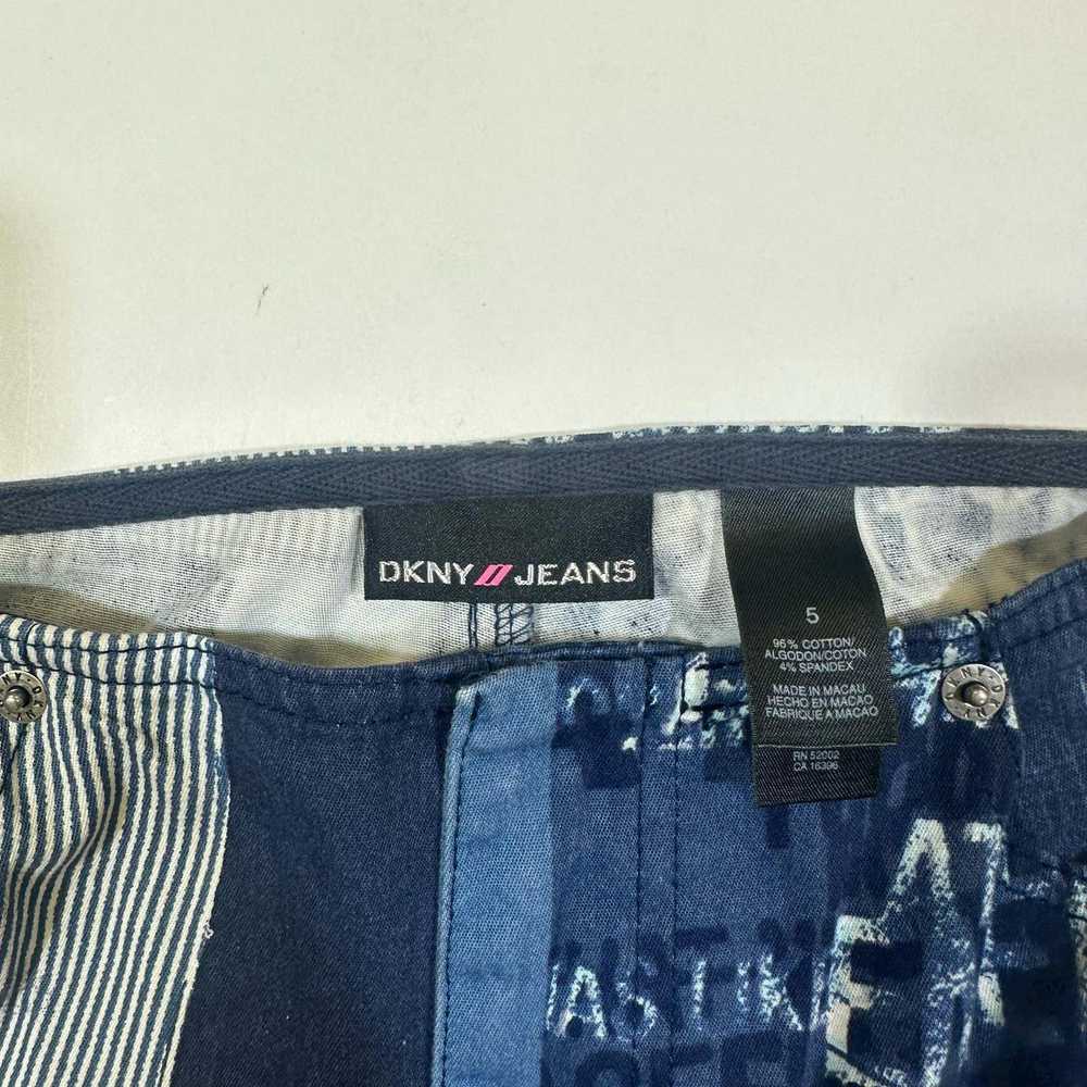 DKNY Vintage Y2K DKNY Jeans patchwork print low r… - image 2
