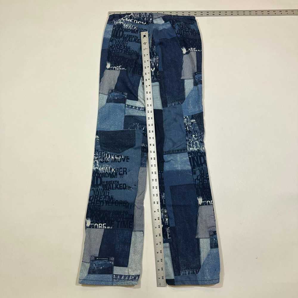 DKNY Vintage Y2K DKNY Jeans patchwork print low r… - image 4