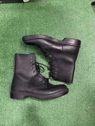 Designer BRILL Heavy-Duty Leather Combat Boots - image 1