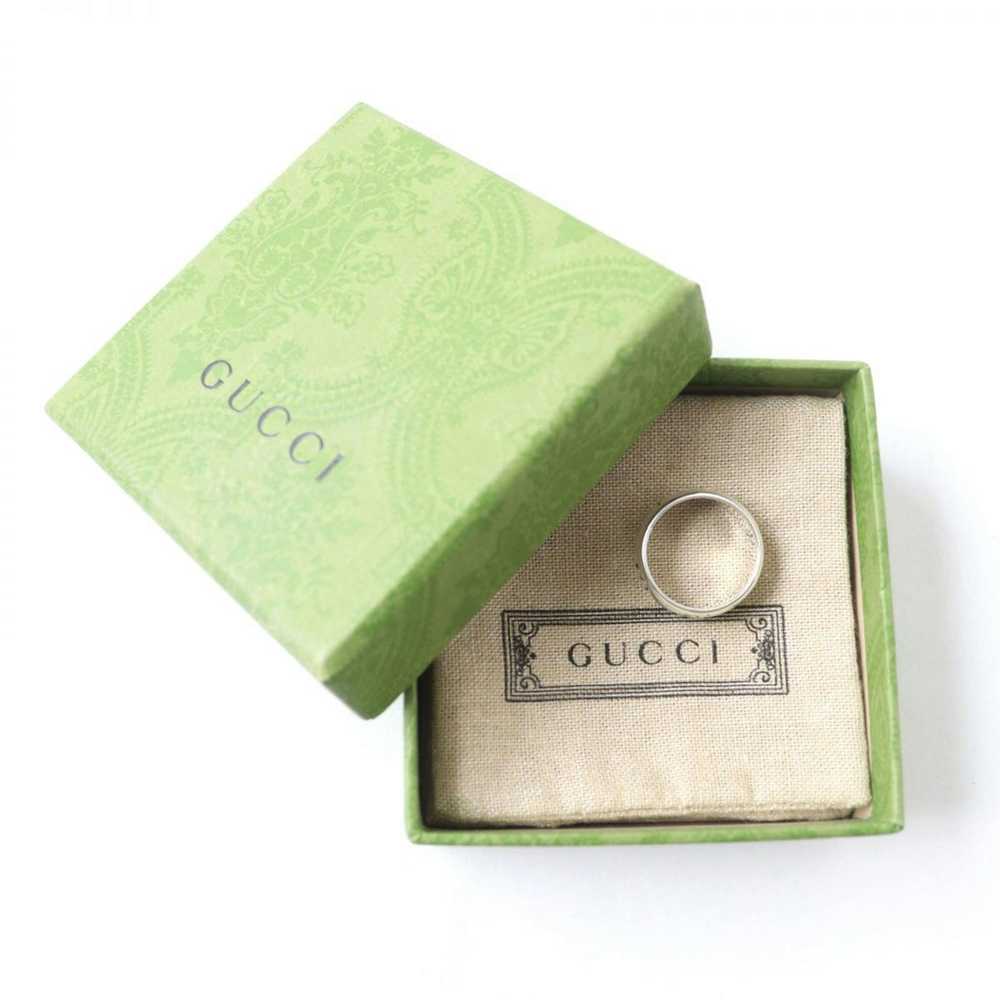 Gucci Blind for Love Silver Ring Size 9 - image 1