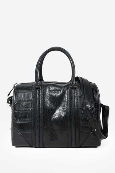 Givenchy Givenchy Medium Lucrezia Black Croc Embos