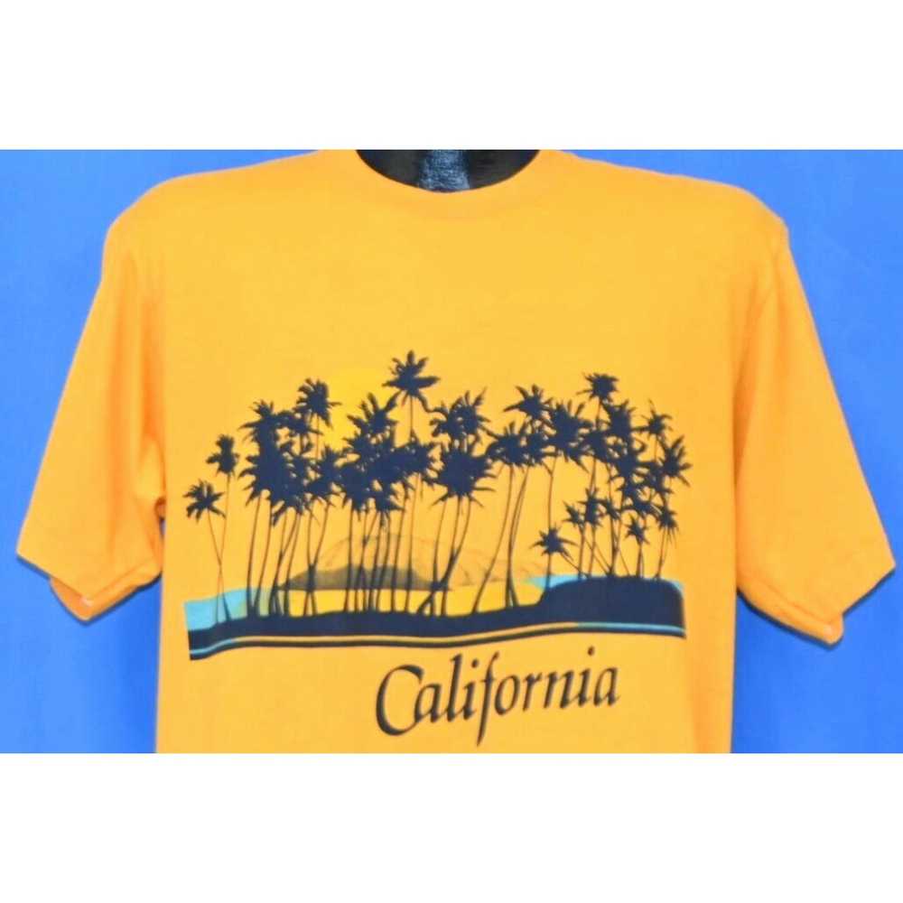 Vintage vintage 80s CALIFORNIA PALM TREES TROPICA… - image 1