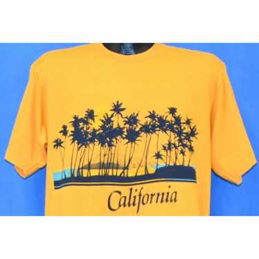 Vintage vintage 80s CALIFORNIA PALM TREES TROPICA… - image 1