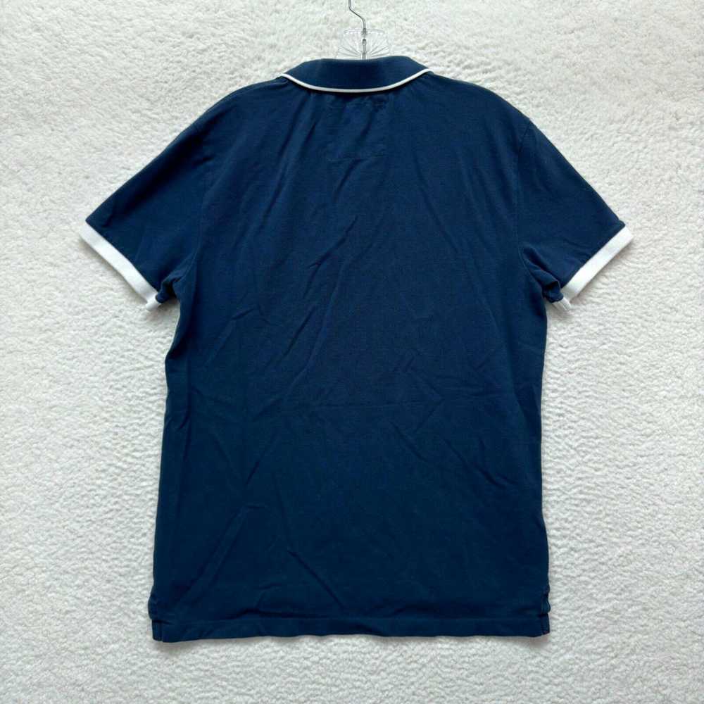 Express Express Polo Shirt L Large Mens Navy Blue… - image 2