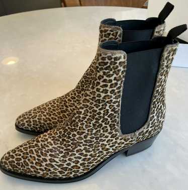 Celine ✨ Pony hair leopard print Chelsea boots Siz