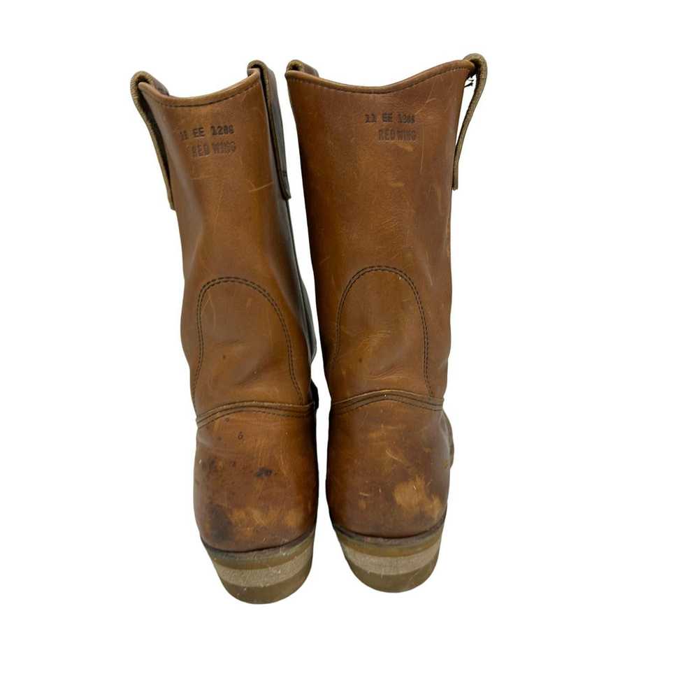 Red Wing Red Wing Engineer Boots Leather Distress… - image 7