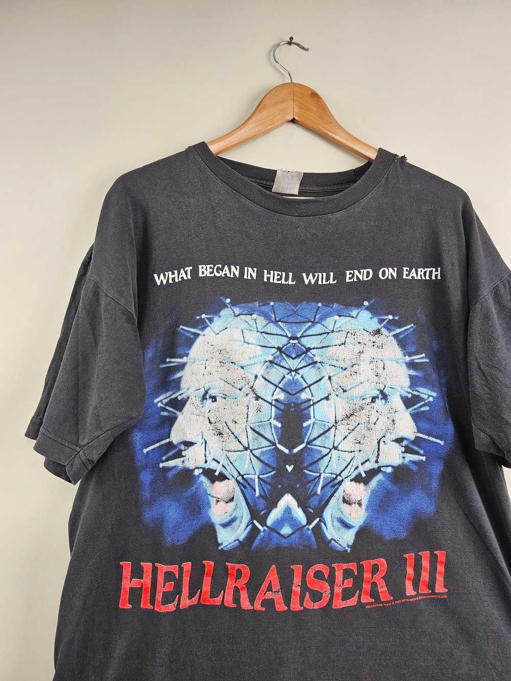 Band Tees × Movie × Vintage 1993 Hellraiser 3 Hor… - image 2