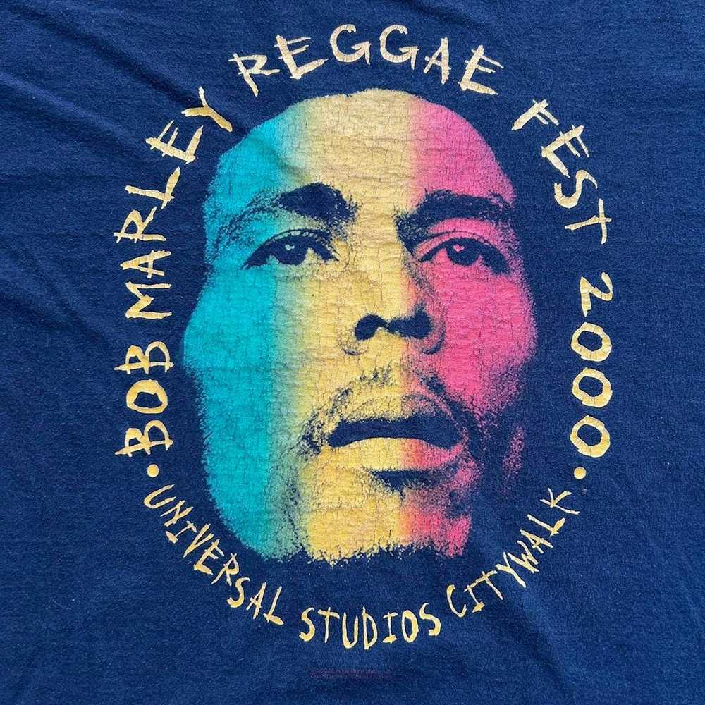 Band Tees × Bob Marley × Vintage VINTAGE Y2K BOB … - image 3