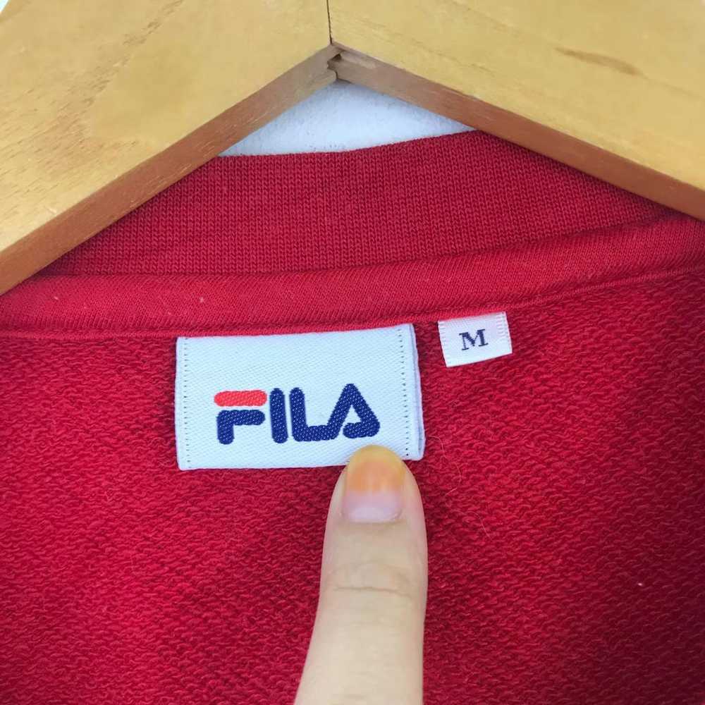 Fila Vtg FILA BIELLA ITALIA 3 Stripes Sweatshirt … - image 3