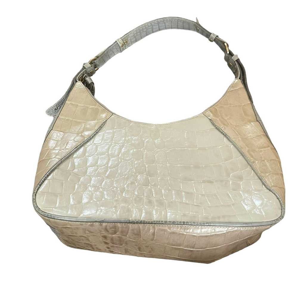 Brahmin Brahmin Vintage Julitte Croc Embossed Lea… - image 1