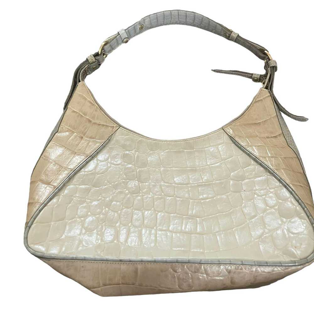 Brahmin Brahmin Vintage Julitte Croc Embossed Lea… - image 3