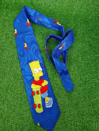 The Simpsons × Vintage 🔥 Silk Tie Vintage The Si… - image 1