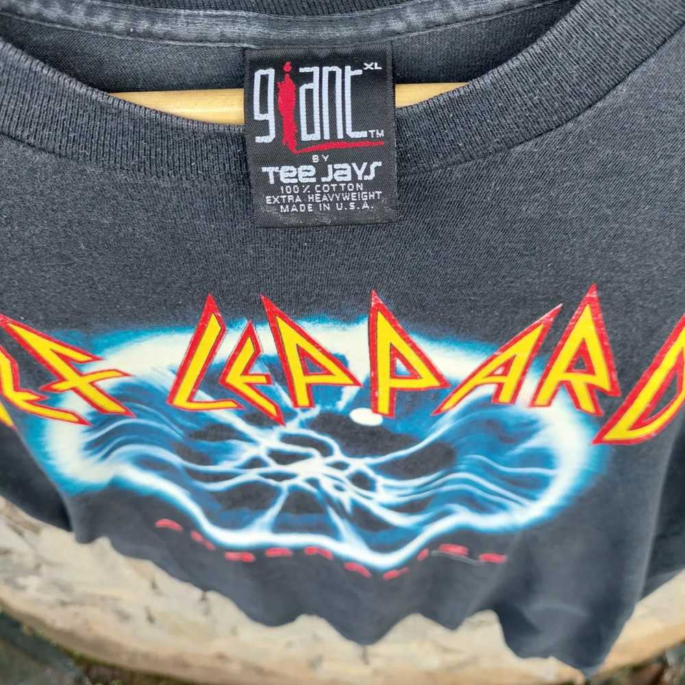 Band Tees × Def Leppard × Giant 1992 Def Leppard … - image 3