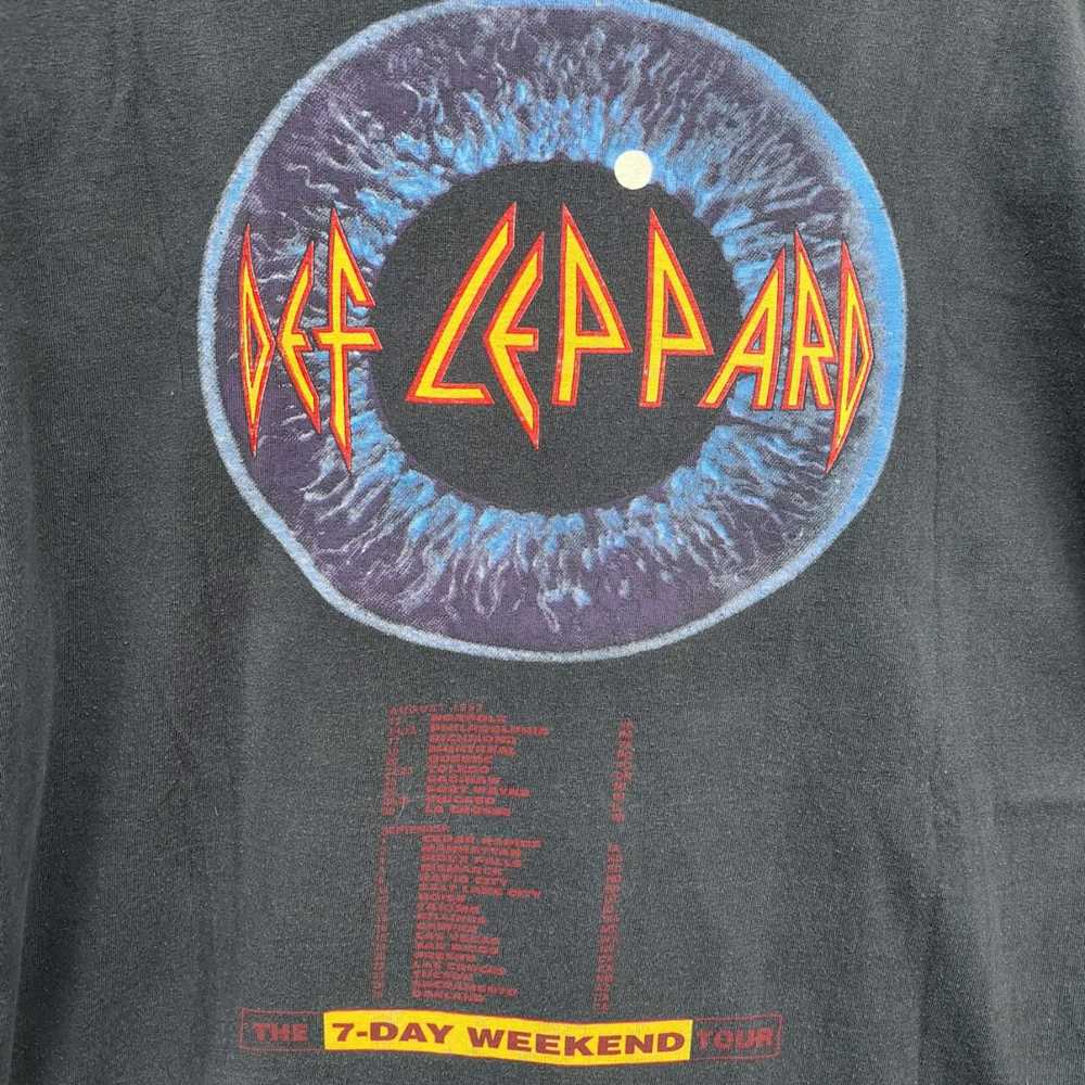 Band Tees × Def Leppard × Giant 1992 Def Leppard … - image 5