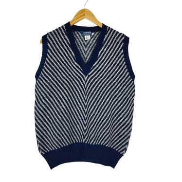 Burberrys Vintage Knit Sweater Vest Men's L/42 Wo… - image 1
