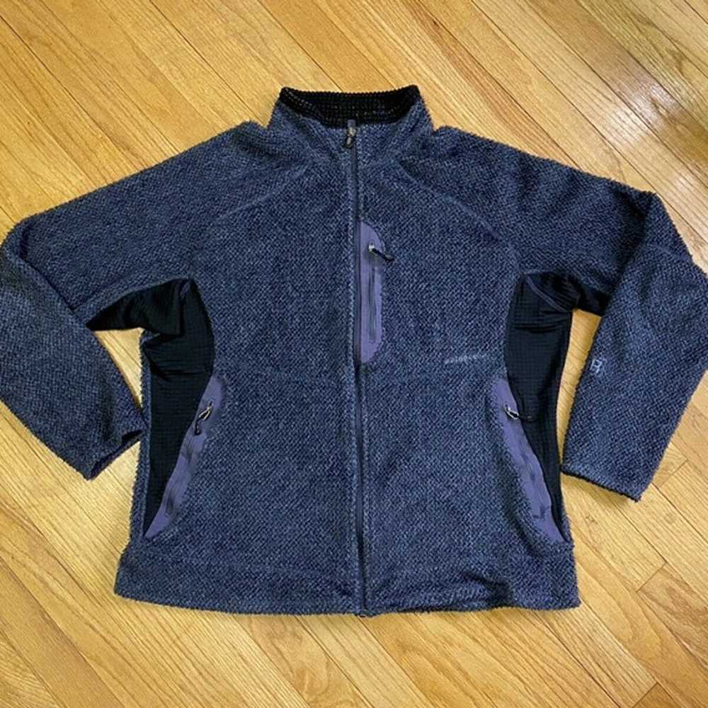 VTG Patagonia Men's R2 Fleece Grey Long Sleeve Fu… - image 1