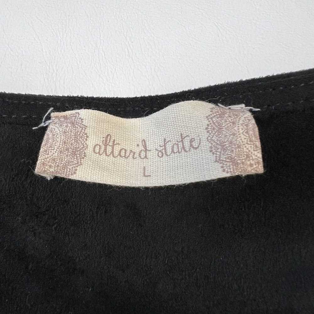 ALTAR'D STATE Suede Mini Dress Vegan Leather 70s … - image 5